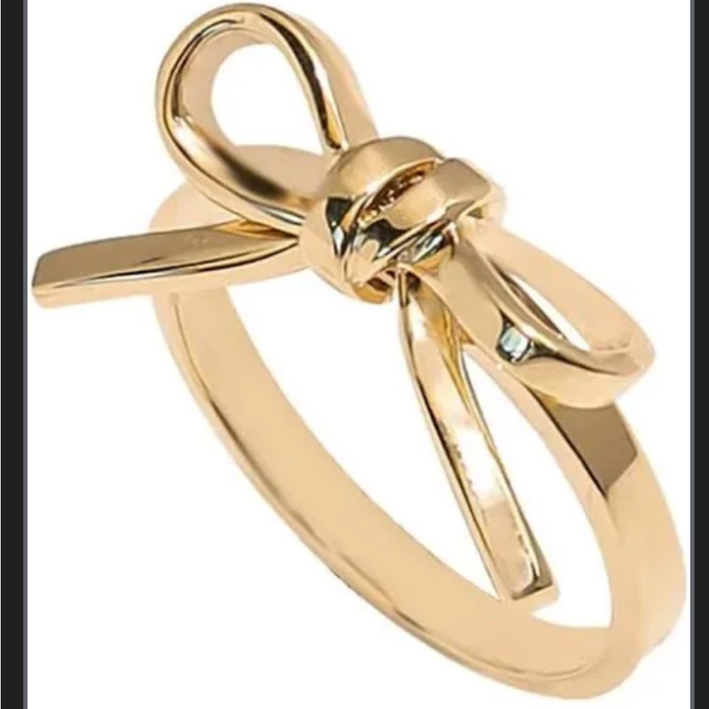 Gold Bow Ring